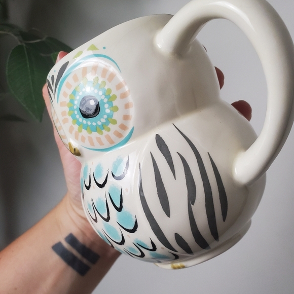 Charming Owl Ceramic Coffee Mug Candle Coffee Scented - Picture 9 of 11